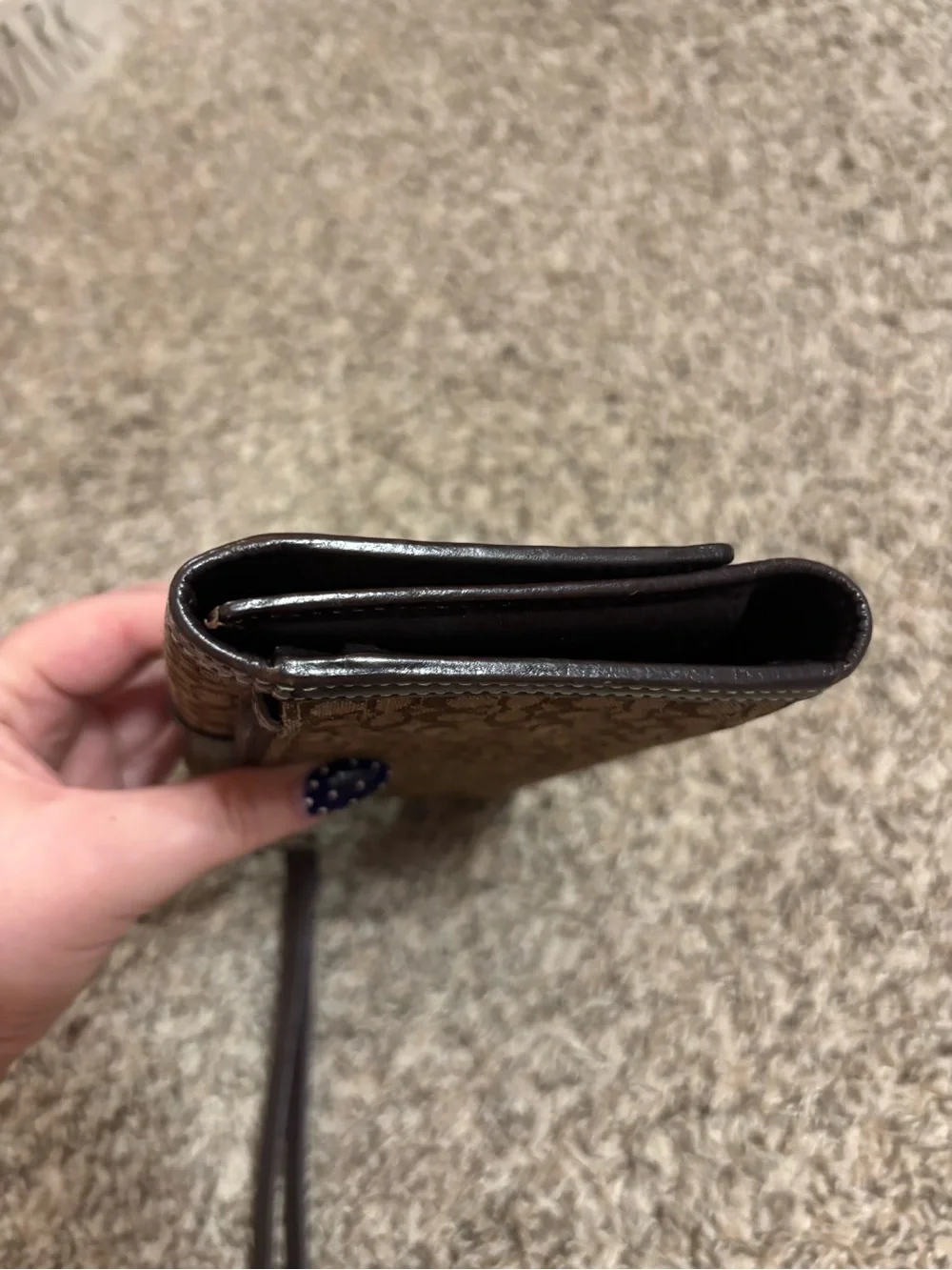 Coach soho signature jacquard wallet